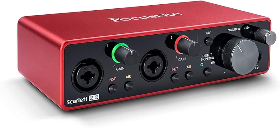 Amazon.co.jp: Focusrite Focus Light, Audio Interface, 2 In/2 Out