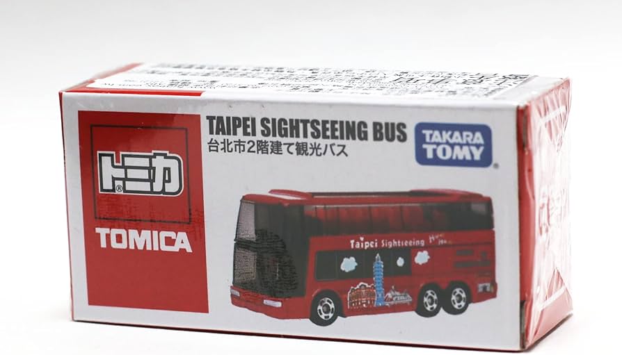 Amazon.co.jp: 台湾限定 トミカ 台北市2階建て観光バス ミニカー