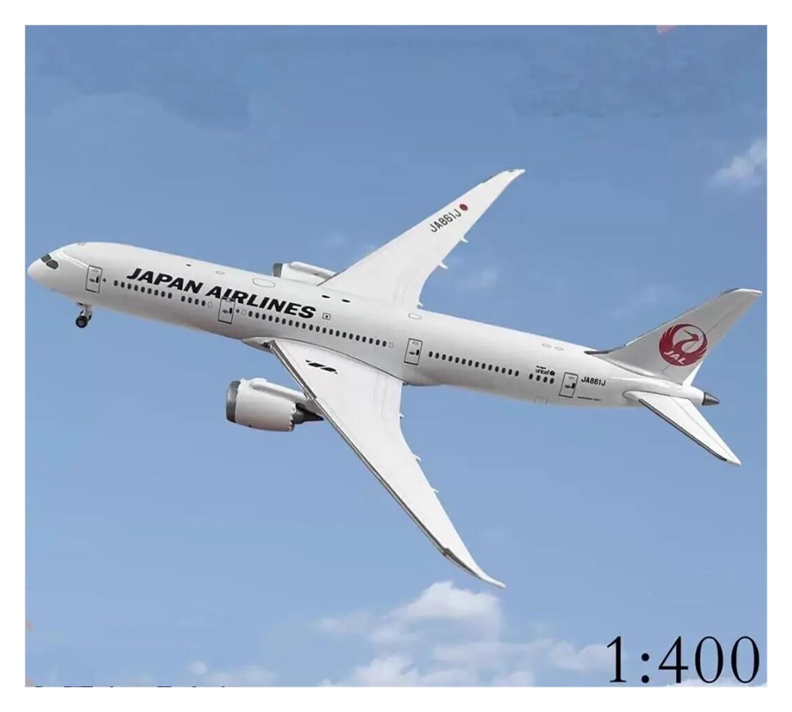 Amazon.co.jp: 航空機 1/400 B787-9 JA861J 飛行機モデル JAL 日本航空