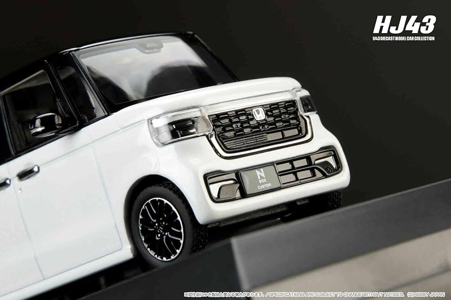 Amazon | HJ43 1/43 ホンダ N-BOX CUSTOM プラチナホワイトパール