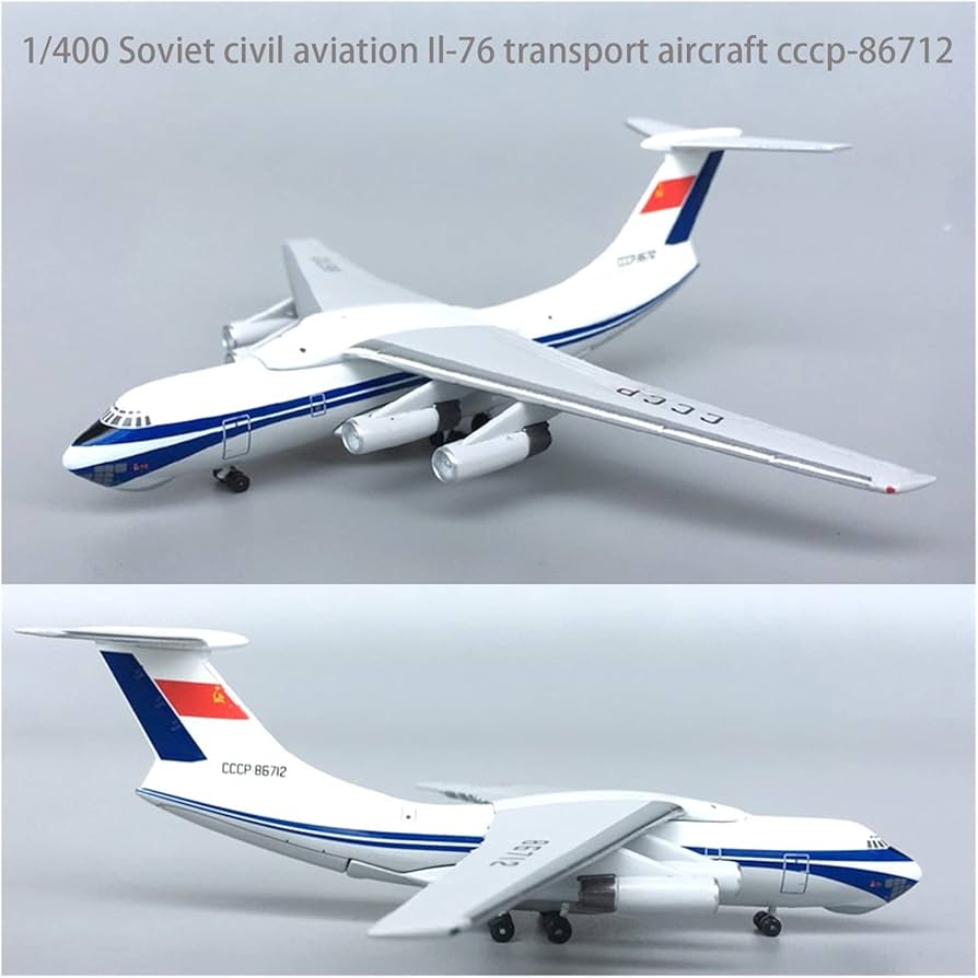 Amazon.co.jp: 模型飛行機 1 400 ソビエト民間航空 Il-76 輸送機 Cccp