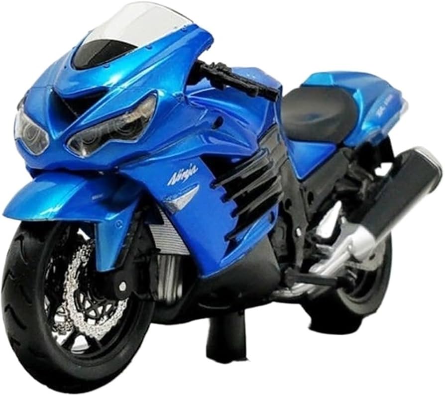 Amazon.co.jp: カワサキに適合 ニンジャ ZX-14R 1:18 ブルーオートバイ