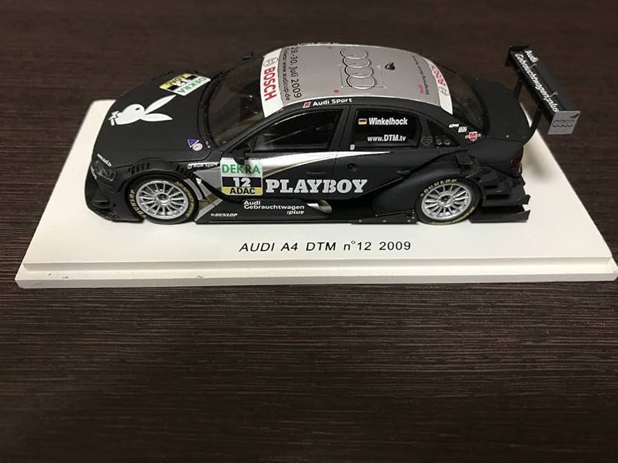 Amazon | 1/43 Spark 【PLAYBOY】 AUDI A4 DTM 2008#12 M.ヴィンケル