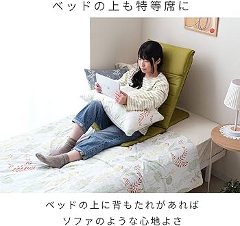 Amazon｜ドウシシャ いつでもどこでも背もたれ スリム 座椅子 薄型