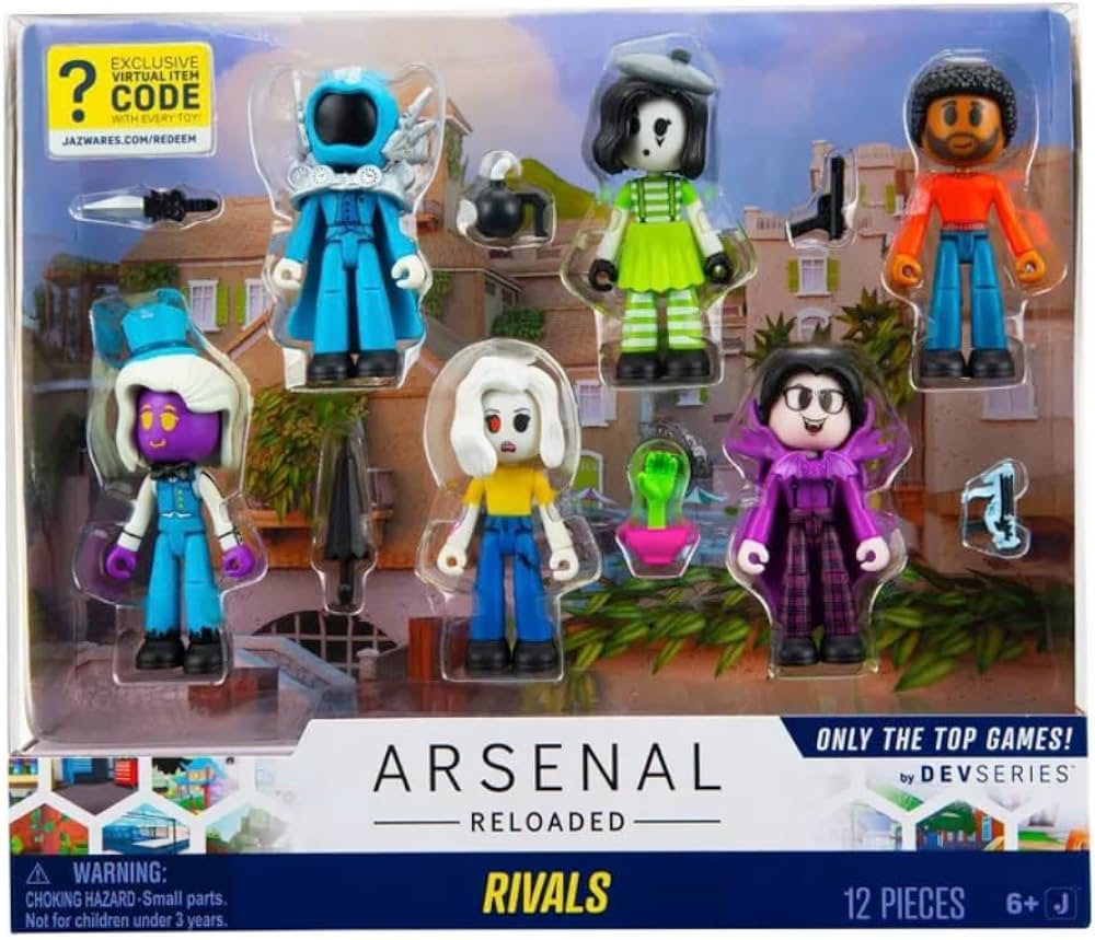 Roblox DEVSERIES Jailbreak Arsenal Reloaded RIVALS Action Figures