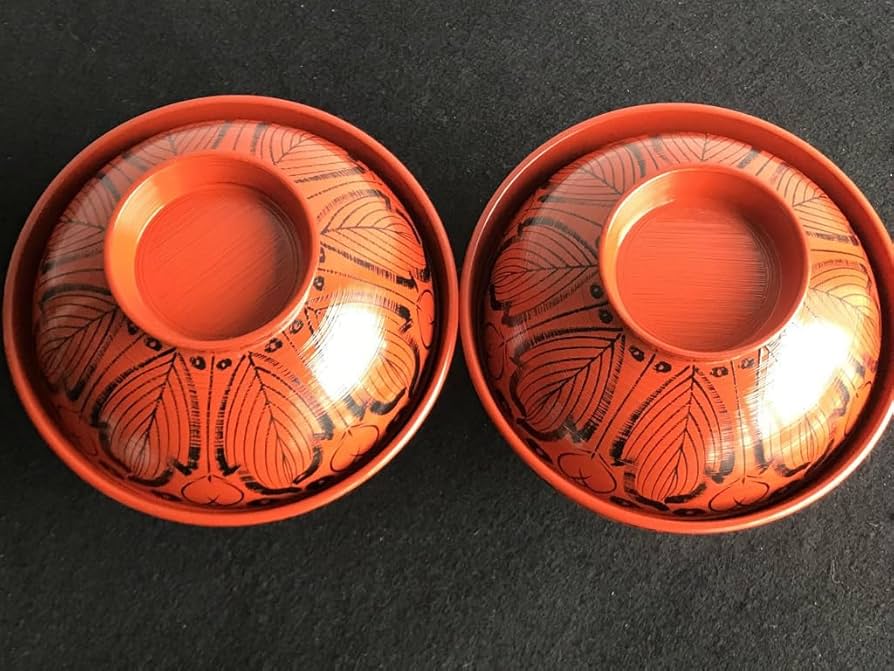 Amazon.co.jp: 輪島塗 最高峰 慶塚 作 天然木 漆塗 刷毛目 花絵 高台