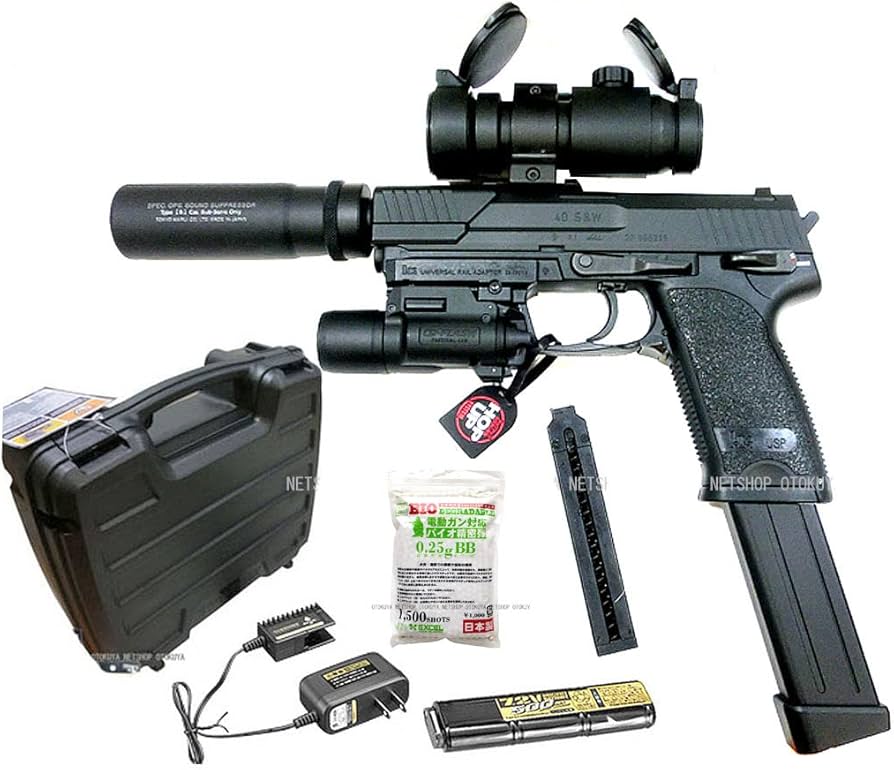 Amazon | 【完成済みフルセット】 電動ハンドガン H&K USP ブラック