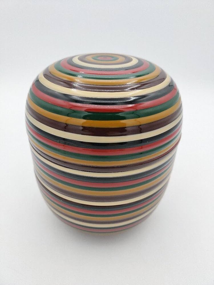 Amazon | 信玄弁当箱 独楽 樹脂 内手塗り 茶道具 懐石 会席 | ノー