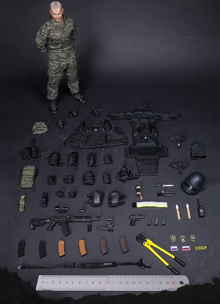 Amazon.co.jp: 1/6スケールミリタリーアクションフィギュアロシア連邦