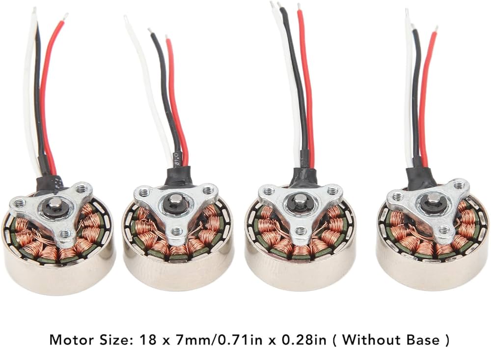 Amazon.co.jp: 4 PCS 1503 ブラシレスモーターセット、 金属素材