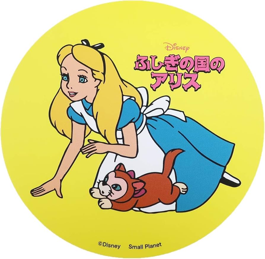 Amazon.co.jp: ディズニー ダイカットビニールステッカー 不思議の国の