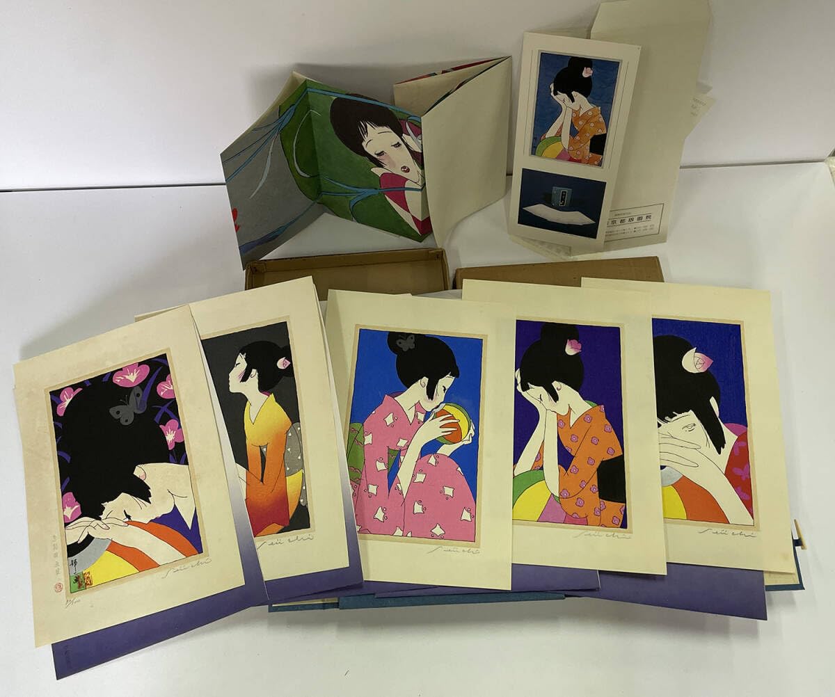 Amazon.co.jp: 「レトロ」林静一 儚夢（ろまん）木版画 90300 サイン入