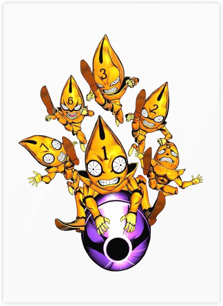 Amazon.co.jp: ジョジョの奇妙な冒険 ミスタ 1枚 クリスタルステッカー