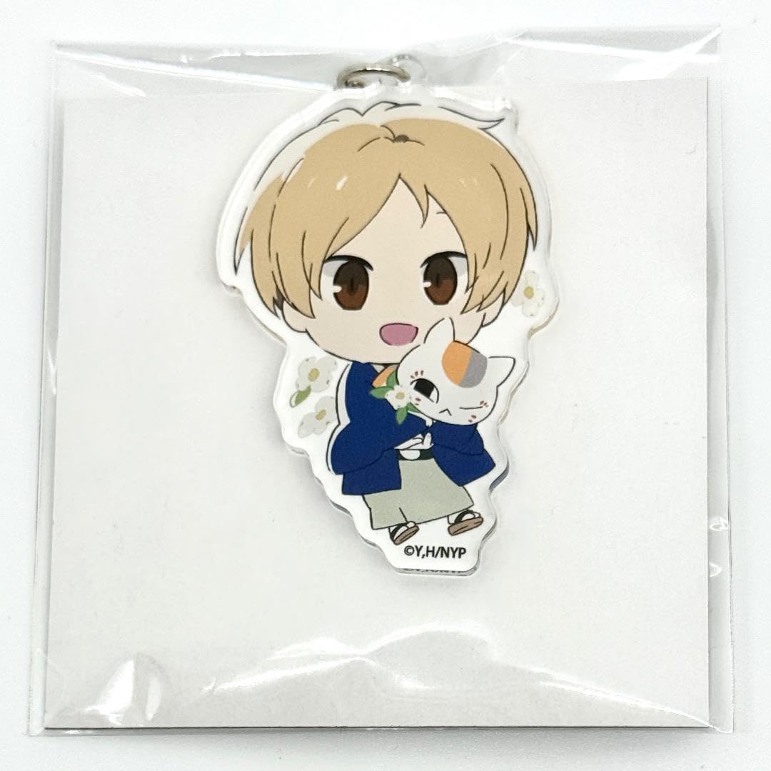 Amazon.co.jp: 夏目友人帳 アクリルキーホルダー 夏目貴志 ニャンコ