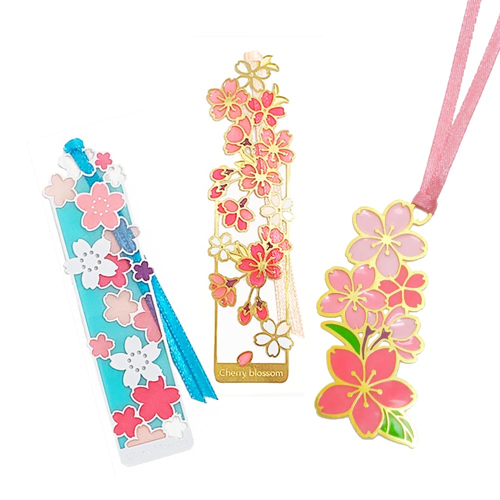 Amazon | 智光 】 ステンドグラス 風 ブックマーカー (しおり) サクラ