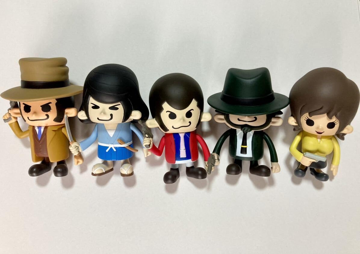 Amazon.co.jp: 5体セット ルパン三世 ソフビ フィギュア PANSON WORKS