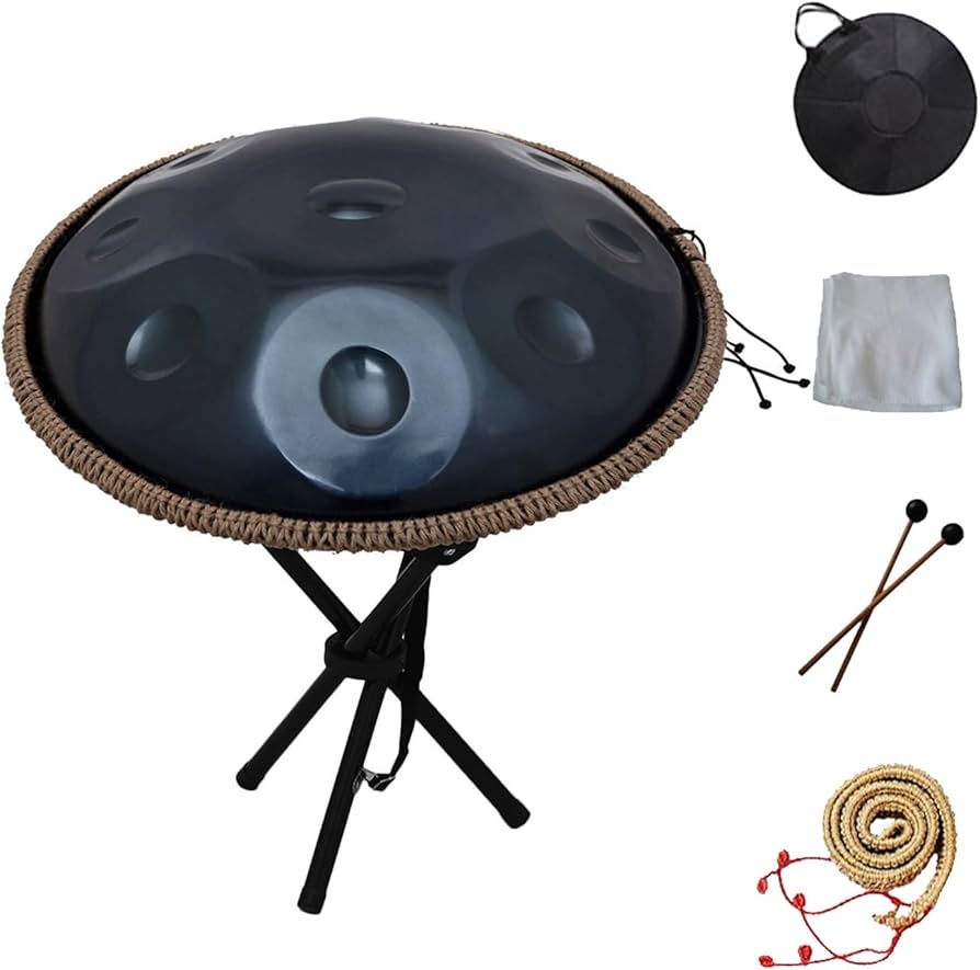 Amazon.com - Handpan Drum 440HZ in D Minor 9 Notes Steel Tongue