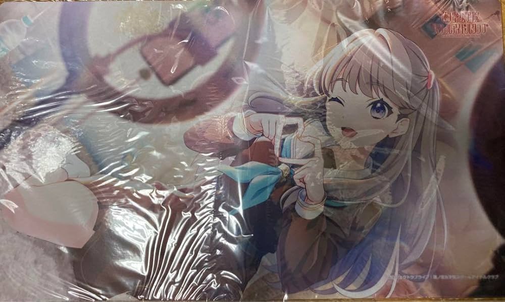 Amazon.co.jp: 藤島慈 ラバーマット デスクマット プレイマット 蓮ノ空