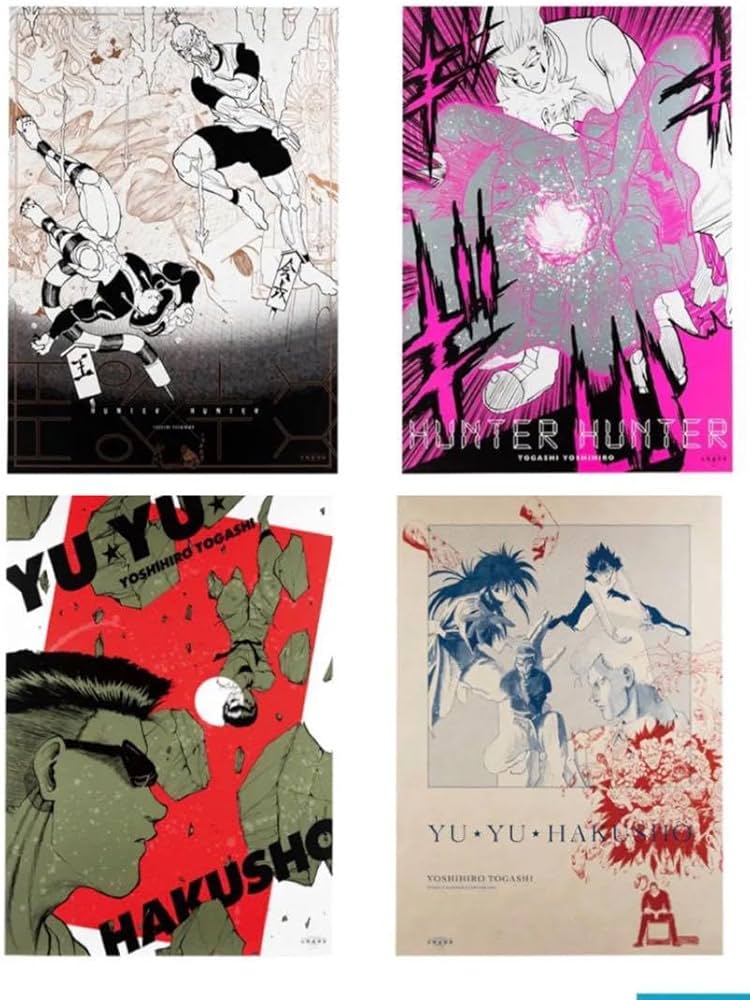 Amazon.co.jp: 冨樫義博展 B2グラフィックポスター2枚セット×2