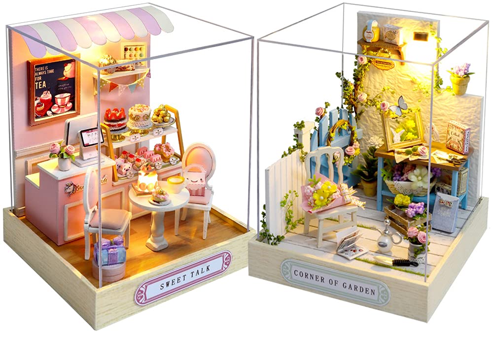 Amazon.co.jp: (t-FREAK) 1:32ドールハウス 2種セット 手作りキット