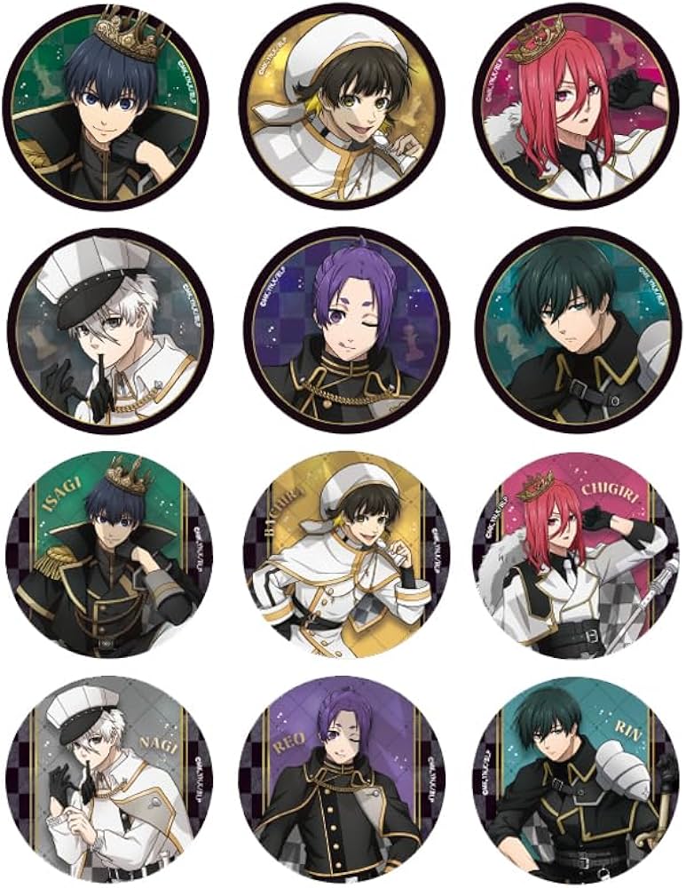 Amazon.co.jp: ブルーロック トレーディング缶バッジ チェス 12個入り