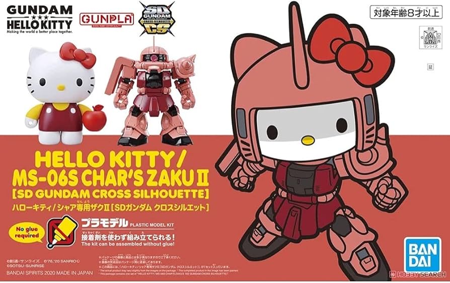 Amazon | SDガンダムクロスシルエット ハローキティ/シャア専用ザクII
