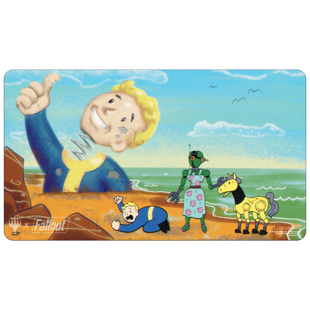 Amazon.com: Ultra PRO - Fallout Playmat - Ravages of War - for