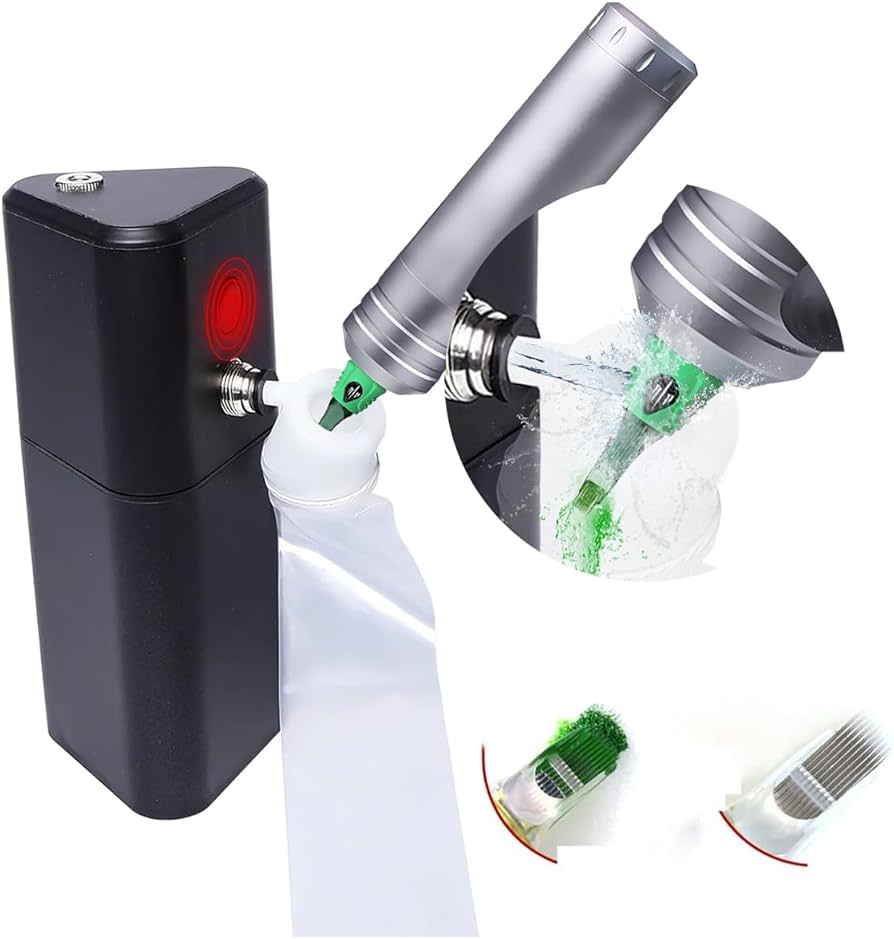 Amazon | タトゥーニードルクリーニングマシン - ニードルチップ