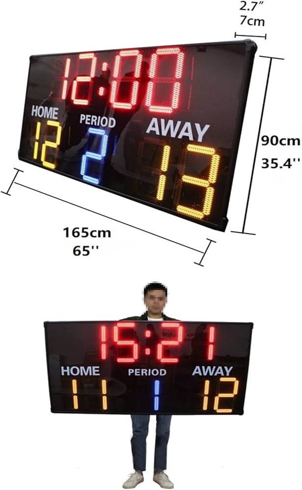 Amazon | スコアボード、 ブザー付きバッテリー式電子バスケットボール