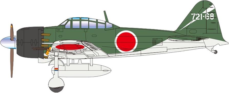 Amazon | 童友社 1/72 零戦シリーズNo.03零戦五二丙型第721海軍航空隊
