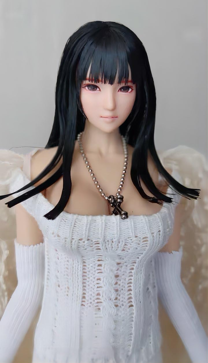 Amazon | 1/6 フィギュア 女性 ヘッド 美少女 リアルフェイス 女の子