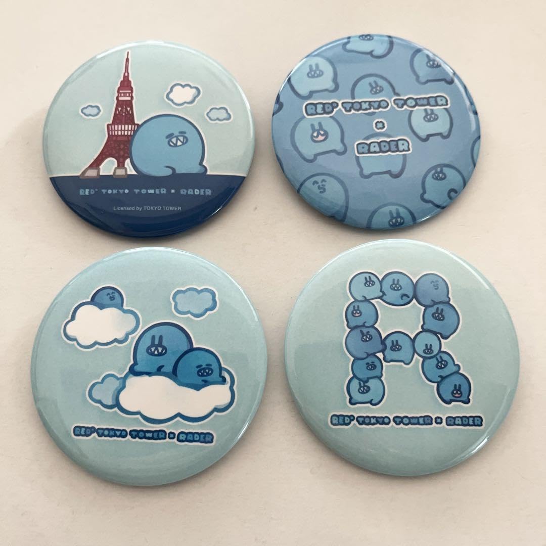 Amazon.co.jp: らっだぁ RED° TOKYO TOWER 東京タワー コラボ 缶バッジ