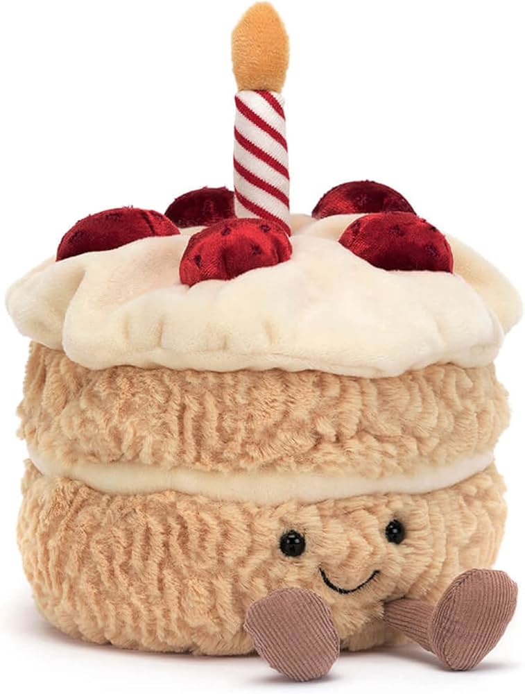 Amazon.co.jp: Jellycat アミューズブル バースデーケーキ ぬいぐるみ