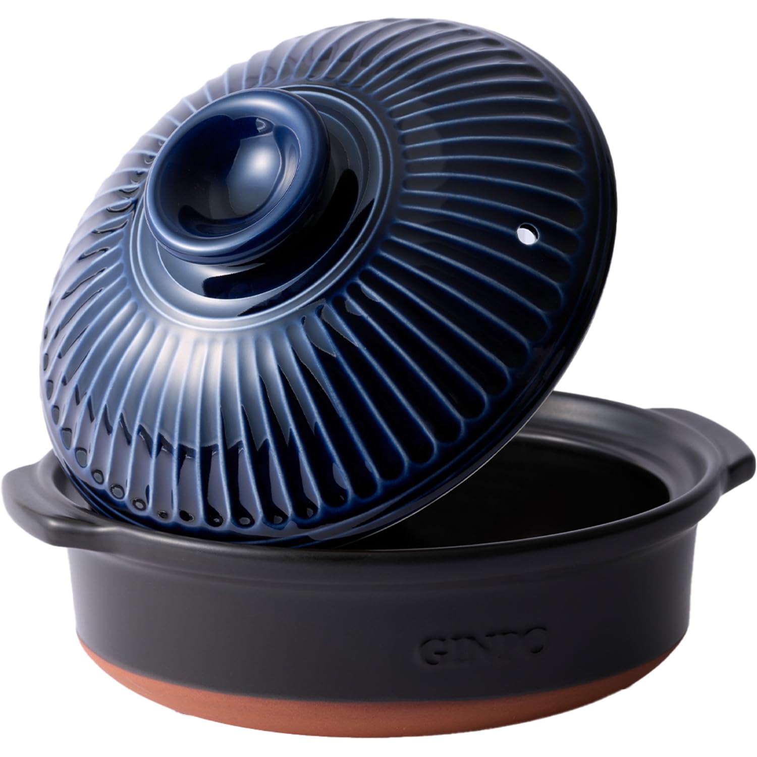 Amazon | 土鍋 8号 2-3人用 菊花 深型 銀峯陶器 日本製 萬古焼 レトロ