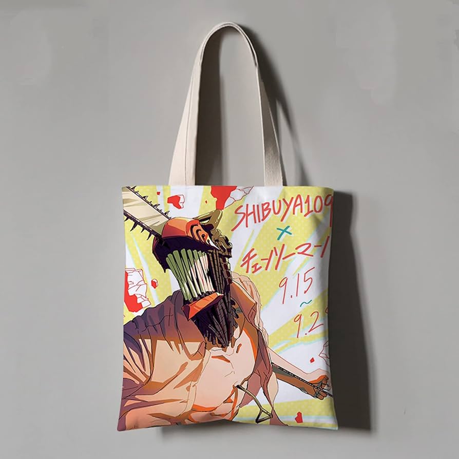 Amazon.co.jp: チェンソーマン エコバッグ デンジ マキマ 早川アキ