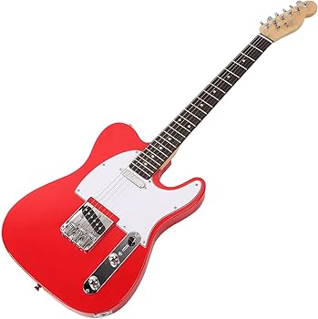 Amazon | エレキギター、ST (赤) | エレキギター | 楽器・音響機器