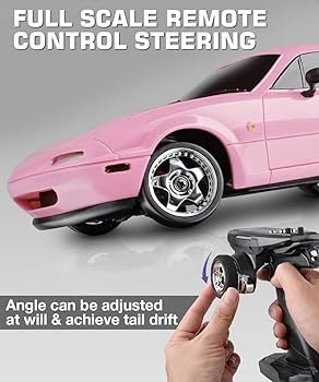 Amazon.com: SVERTIBO LD1804 1/18 Scale RC Drift Car, Mini Mazda MX