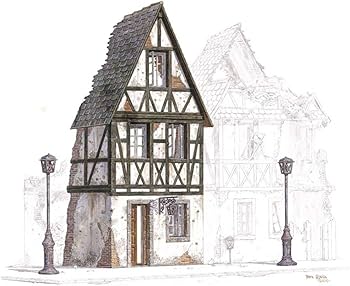 Amazon | ミニアート 1/35 ドイツの農村の家 ジオラマアクセサリー