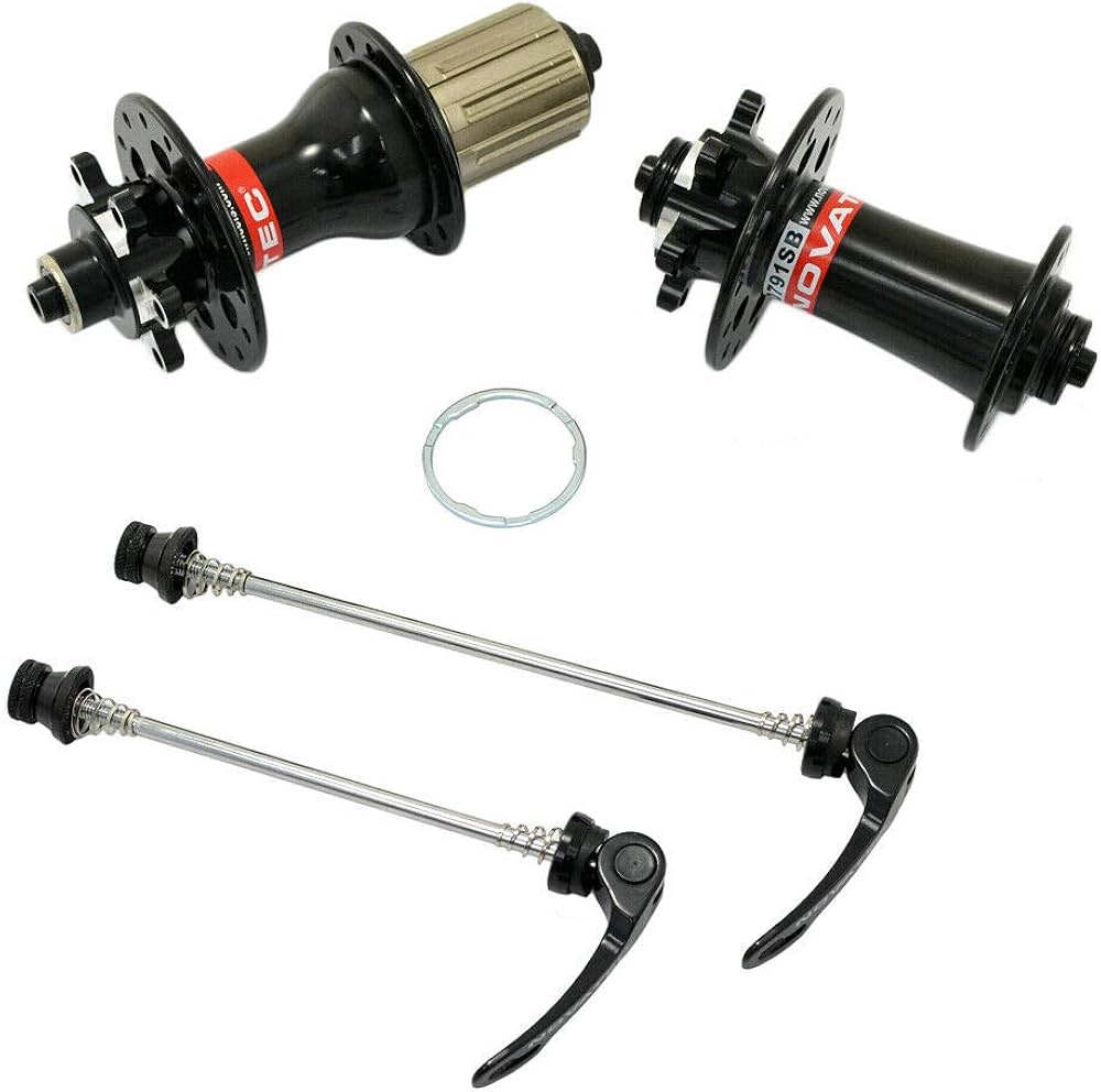 Amazon.com : NOVATEC D791SB + D792SB MTB 28 Hole Disc Hubs w