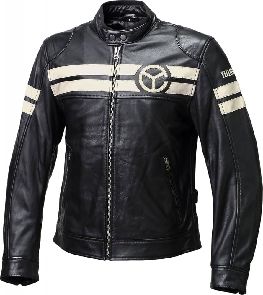Amazon | イエローコーンレザージャケットYCL001-BK/IV-M | ジャケット