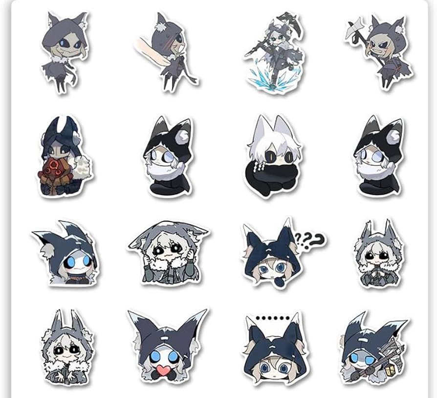 Amazon.co.jp: アイデンティティV 第五人格 シール ステッカー 夜の番