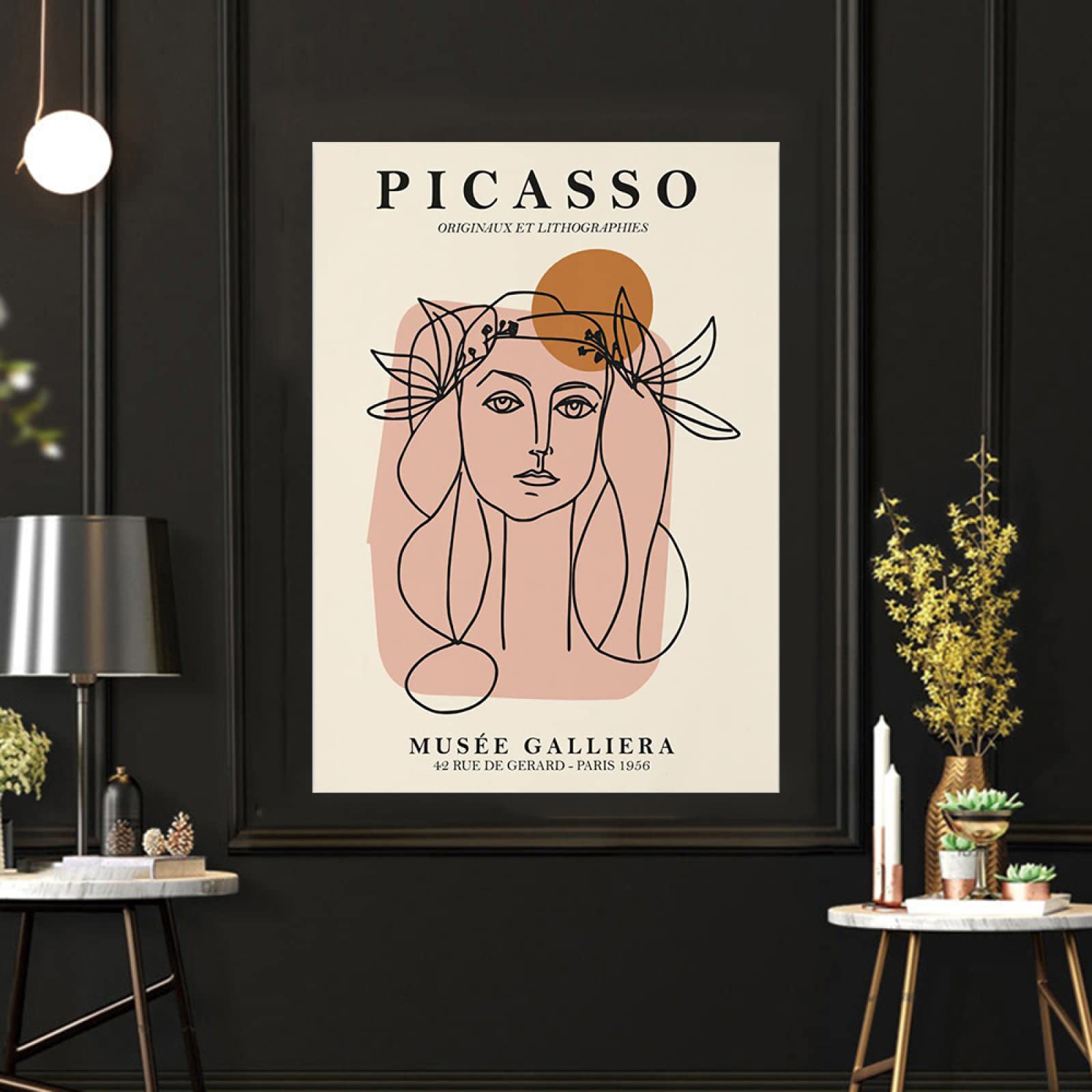 Amazon.co.jp: Pablo Picasso パブロ・ピカソ ポスター かわいい抽象