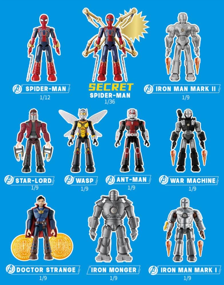 Amazon.co.jp: BLOKEES 童友社 MARVEL INFINITY SAGA Series02 9個入