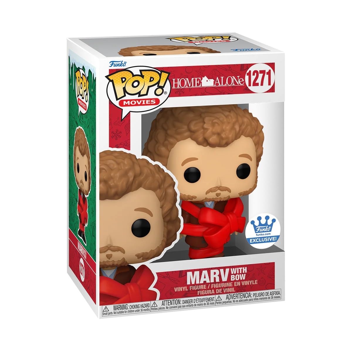 Amazon.com: Funko Pop! Home Alone - Marv with Bow Vinyl Figure