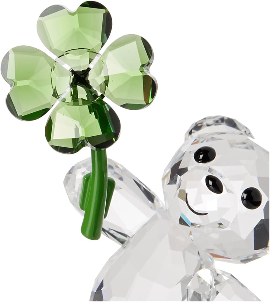 Amazon.com: SWAROVSKI Kris Bears Lucky Charm Figurine, Clear