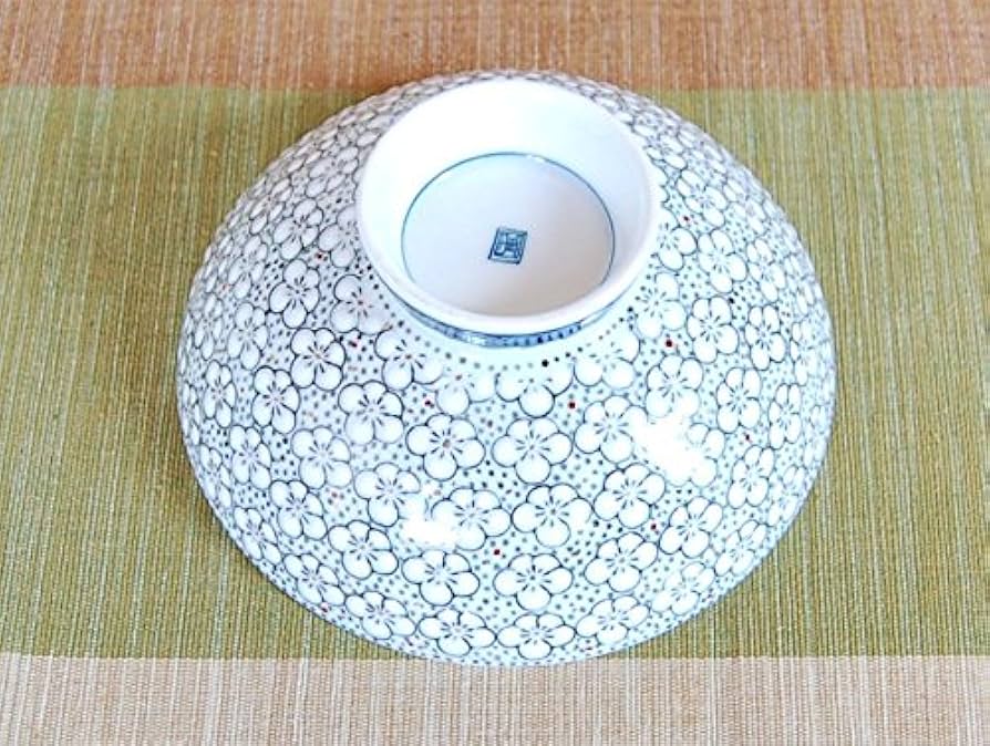 Amazon｜飯碗 茶碗 ご飯 おしゃれ 有田焼 伊万里焼 畑萬陶苑 玉彩梅詰
