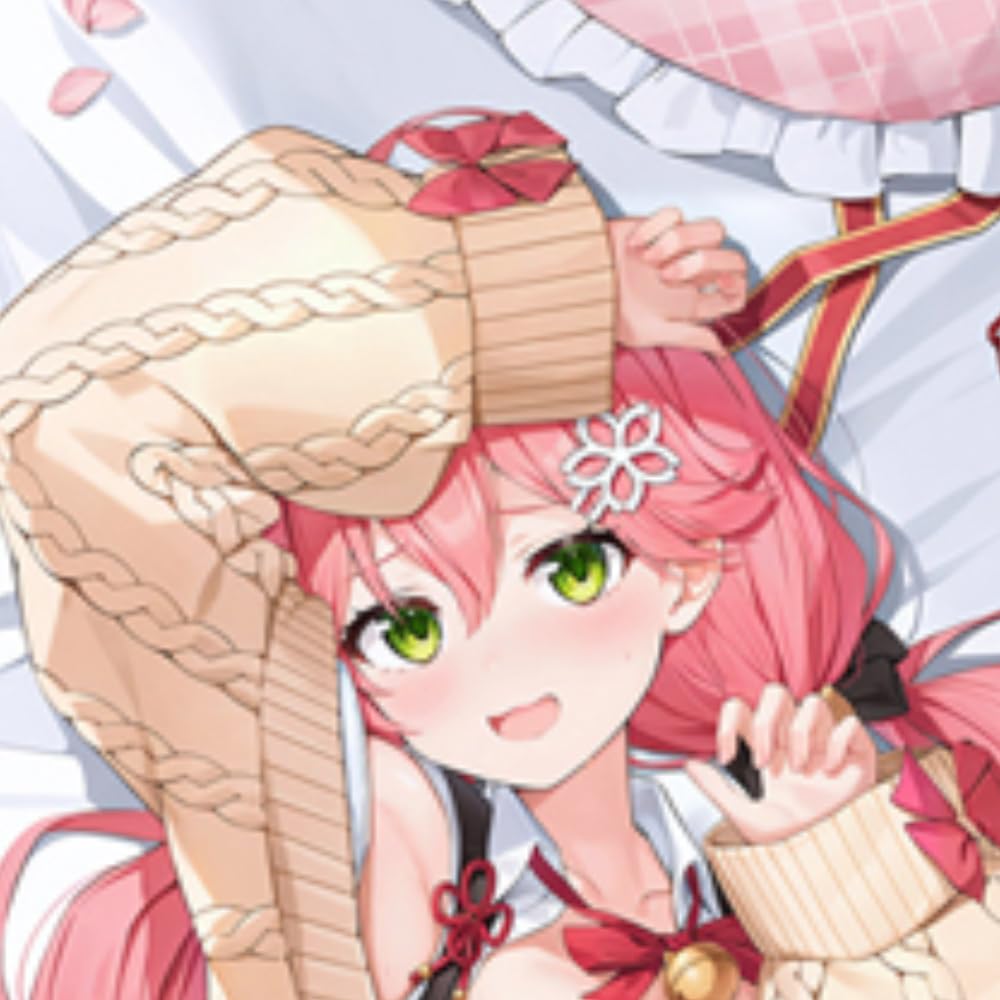 Amazon.co.jp: さくらみこ 抱き枕カバー 160 cm x 50 cm 2way