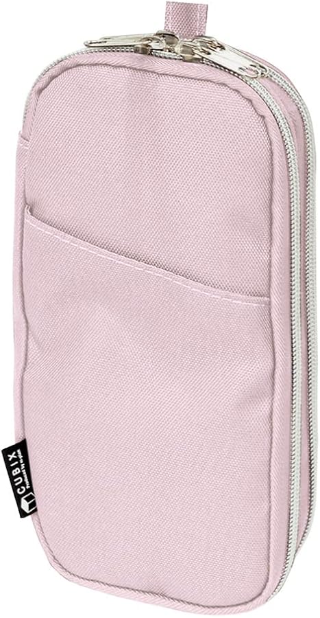 Amazon | エムプラン ペンケース キュービックス ダブル ラウンド