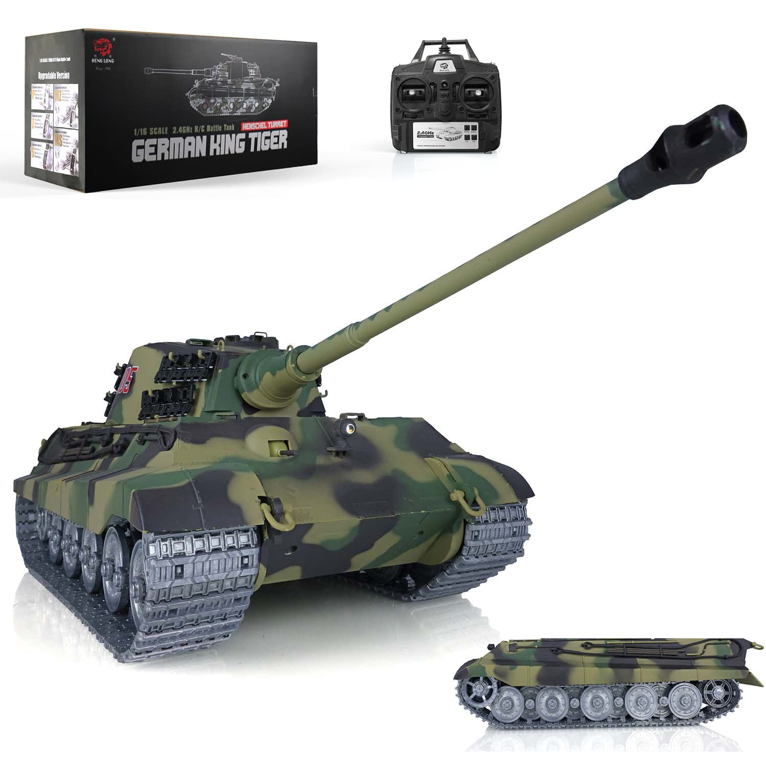 Amazon.com: Pro Edition Henglong 1/16 Tk7.0 King Tiger 2 Rc Tank