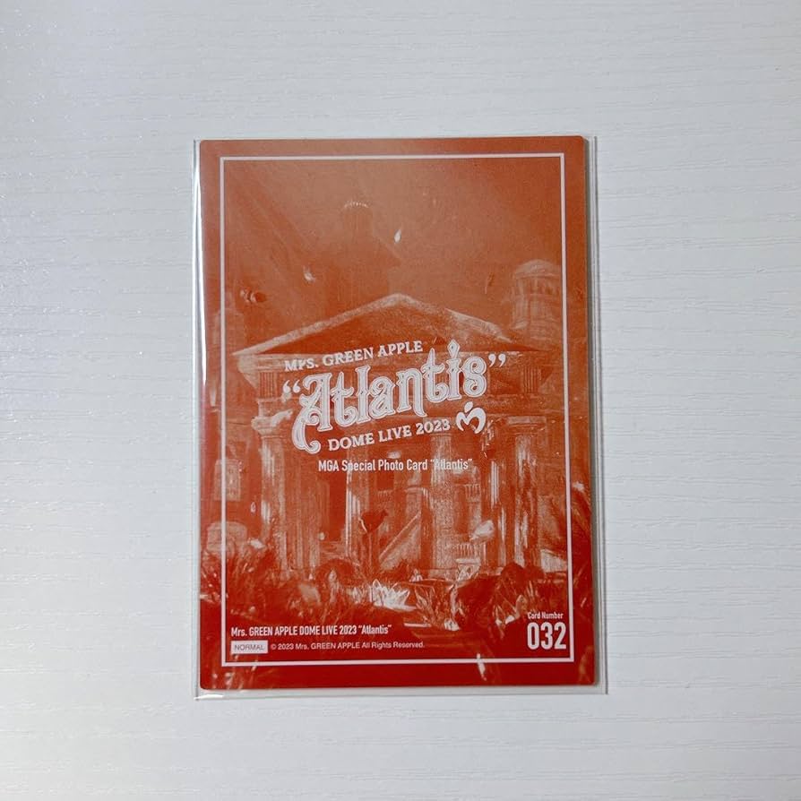 Amazon.co.jp: Mrs. GREEN APPLE 大森元貴 フォトカード